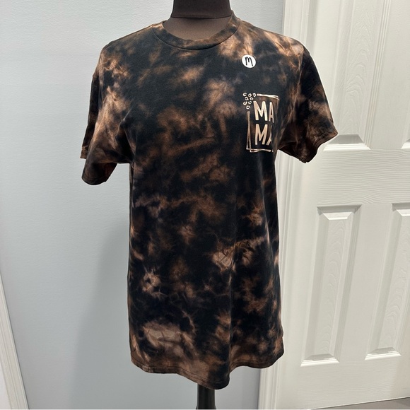 Custom MAMA TieDye Vinyl Rose Gold Gildan T-shirt Medium - Picture 6 of 12